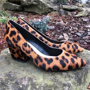Botkier Leopard Print Stella Calf Hair Pump